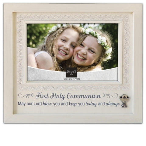First Holy Communion  Lace Detail Picture Frame