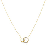 Stia Pave Endless Circle Necklace