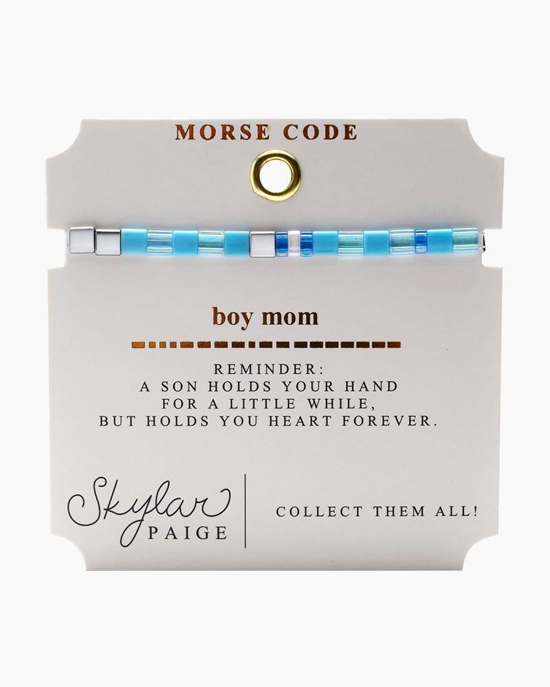 See You In Heaven Dad Beaded Morse Code Bracelet, Memorial