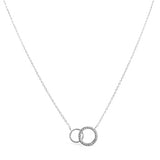 Stia Pave Endless Circle Necklace