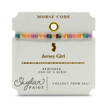 Jersey Girl Morse Code Bracelet