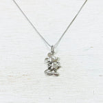 Sterling Silver Estate Mickey Mouse Necklace