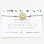 Direction & Discovery Bracelet - Grey Cord