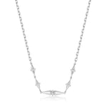 Silver Geometric Chain Necklace