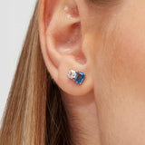 Blue Fancy Earrings