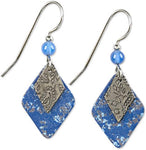 Blue Layered Diamond Earrings