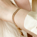 Gold Diana Tennis Bracelet