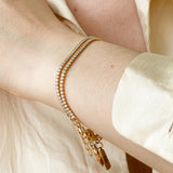 Gold Diana Tennis Bracelet