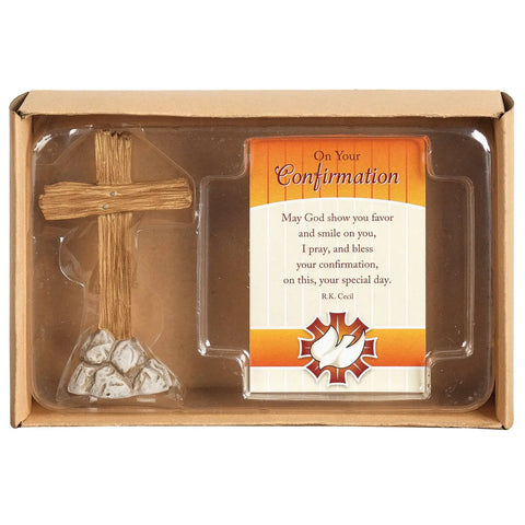 Confirmation Cross Figure and Card