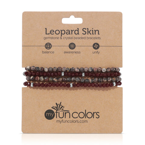 Leopard Skin Bracelet Set