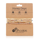 Honey Onyx Bracelet Set
