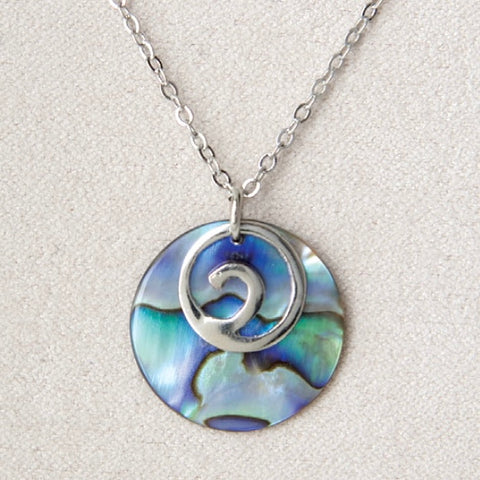 Wild Pearle Abalone Eternity Necklace