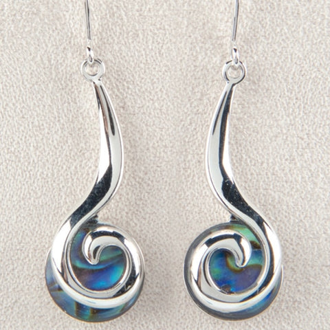 Wild Pearle Abalone Whispering Winds Earrings