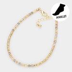Fashion Multi Color Beaded Anklet