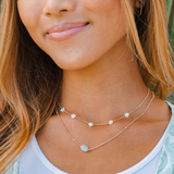 “Calm” Aquamarine Necklace