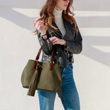 Aliza Satchel- Olive