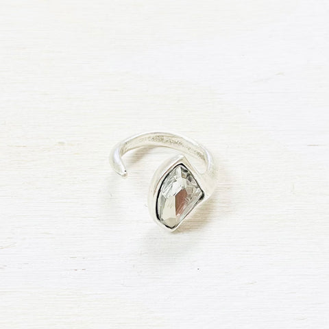 Fashion Abstract Clear Stone Ring