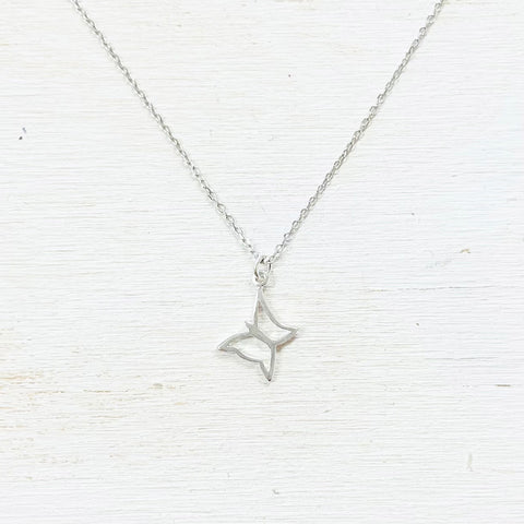 Sterling Silver Princess Collection Butterfly Necklace