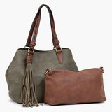 Aliza Satchel- Olive