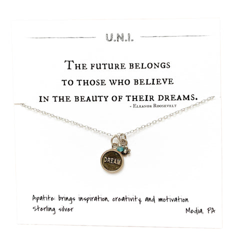 The Future Belongs To Those Who Believe In The Beauty Of Their Dream Necklace