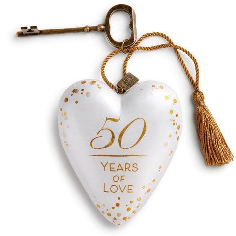 50 Years of Love Art Heart