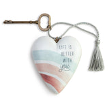 Life Is Better With You Art Heart