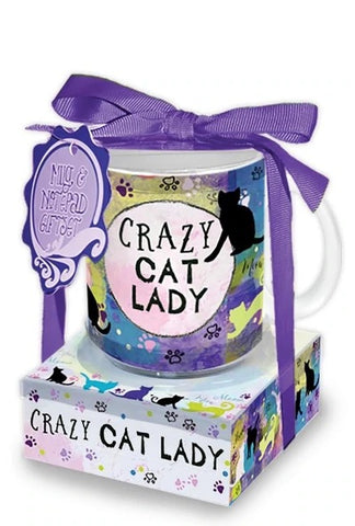 Crazy Cat Lady Mug and Note Pad Gift Set