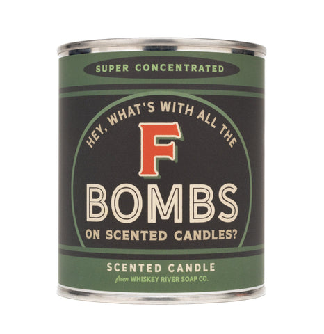 F Bombs Whiskey River Candles