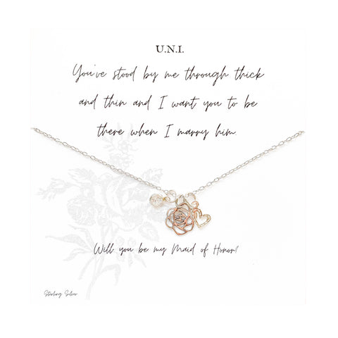 Be My Maid of Honor Necklace