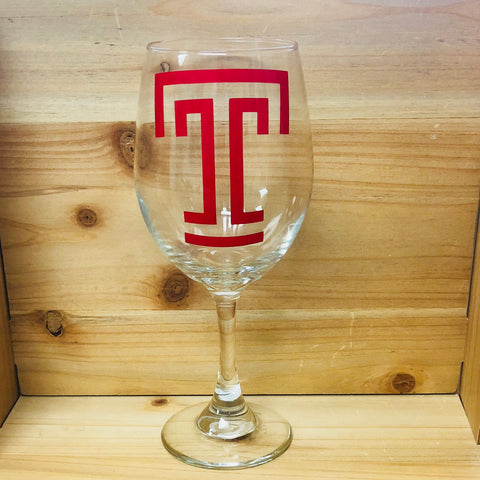 Temple Stemmed Wine Glass