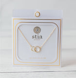 Stia Pave Endless Circle Necklace