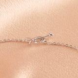 Stone Heart Toggle Necklace