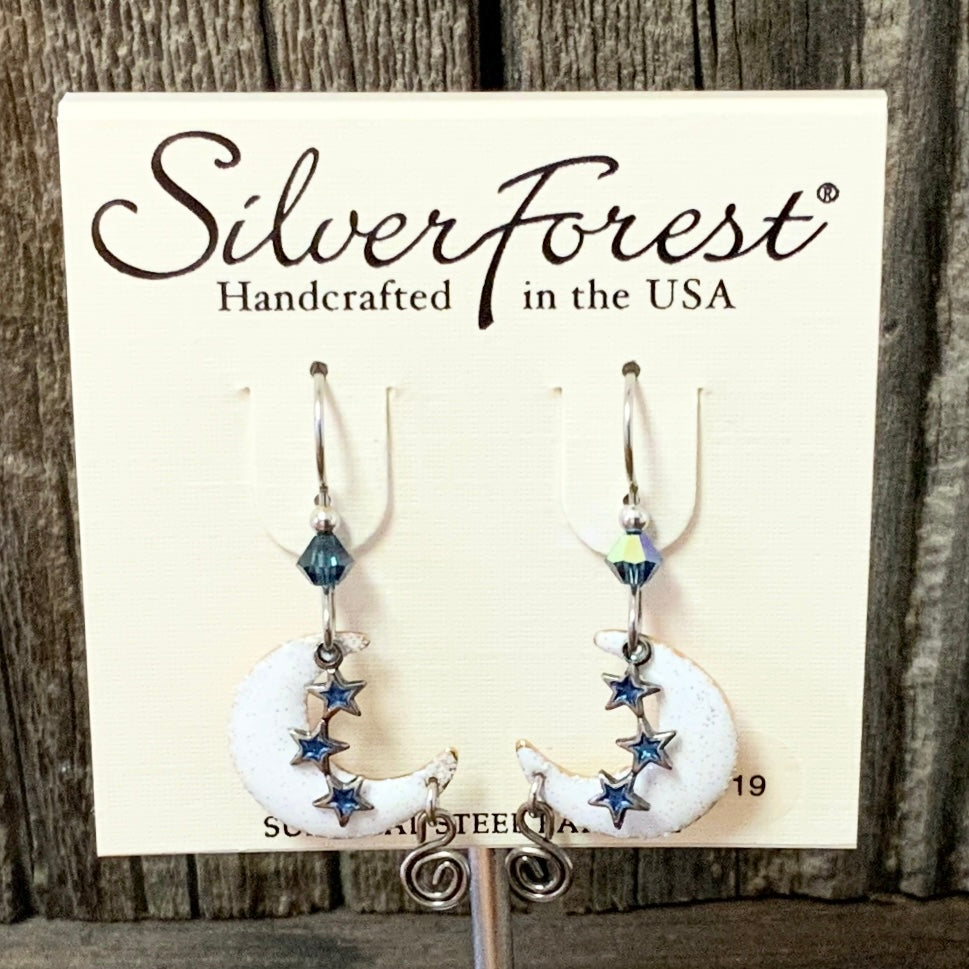 Silver deals forest earrings