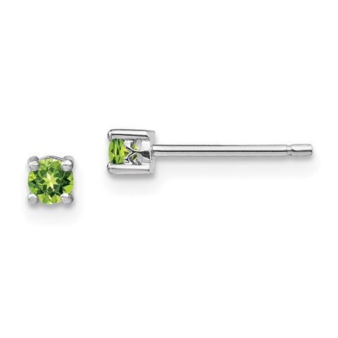 Sterling Silver Children’s August Small studs