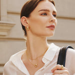 Gold Bold Dome Hoops