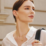 Gold Bold Dome Hoops