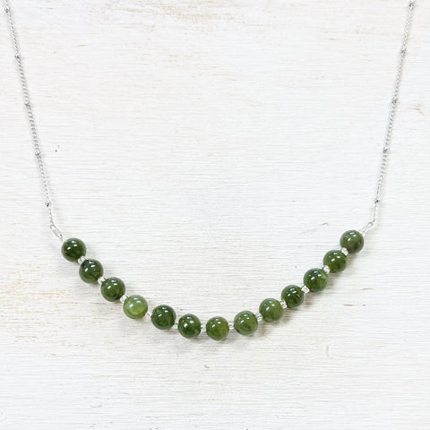 Fashion Green Beaded Necklace