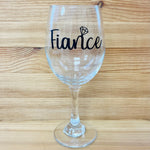 Fiancé Engagement Glassware (2 Styles available)
