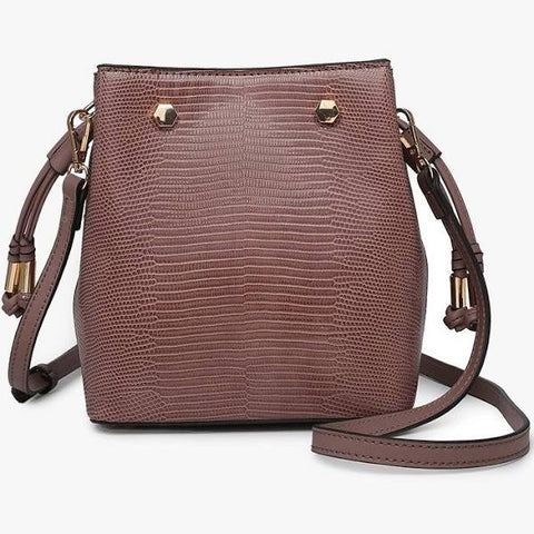 Rain Lizard Mauve Bucket Bag