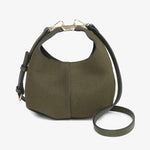 Elena Suede Crossbody- Olive