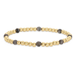 Fashion Plated Gold-Tone Stretch Bracelet(multiple colors available)