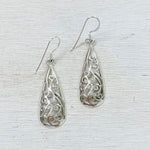 Sterling Silver Filigree Dangle Earrings