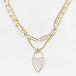 Fashion Layered Heart Necklace