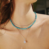 Silver Turquoise Necklace