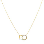 Stia Pave Endless Circle Necklace