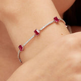 Ruby Fancy Bracelet