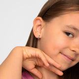 Sterling Silver In Season Rainbow Huggie Earrings