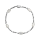 Isla Here & There- White Cap Bracelet