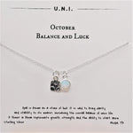 October- Balance and Luck Necklace