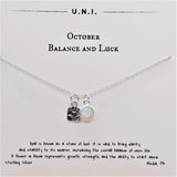 October- Balance and Luck Necklace